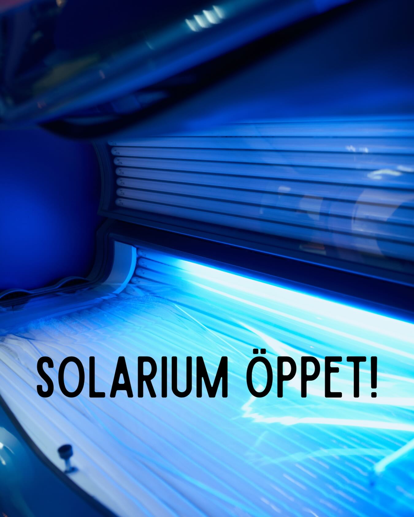 Solarium öppet